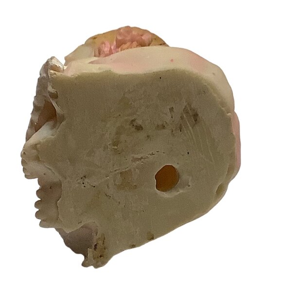 Vtg Little Girl Sitting in Night Gown Bisque Figurine 2.75" Hands Face Detailed - Picture 6 of 7